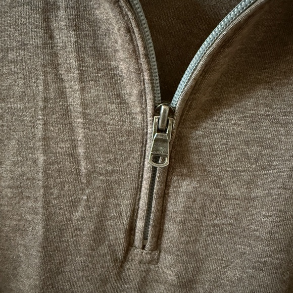 FAHERTY SUFFOLK 1/4 ZIP PULLOVER SWEATER COTTON MODAL PREPPY BUSINESS CASUAL M - Picture 7 of 13